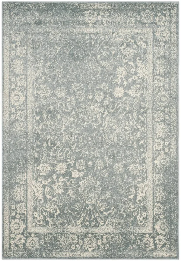 Safavieh Adirondack ADR109T 5&1x22 x 7&6x22 Slate, Ivory Area Rug