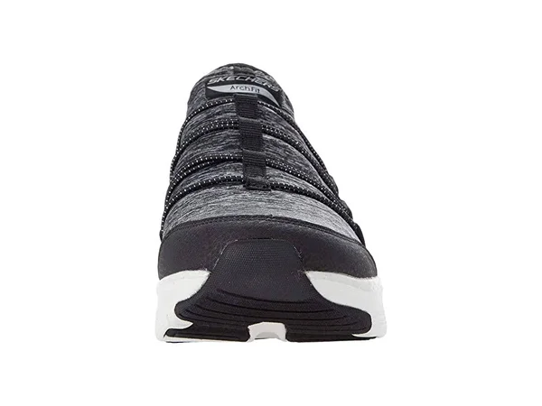 Skechers Women's Arch Fit Rainbow View Slip On, Black/White