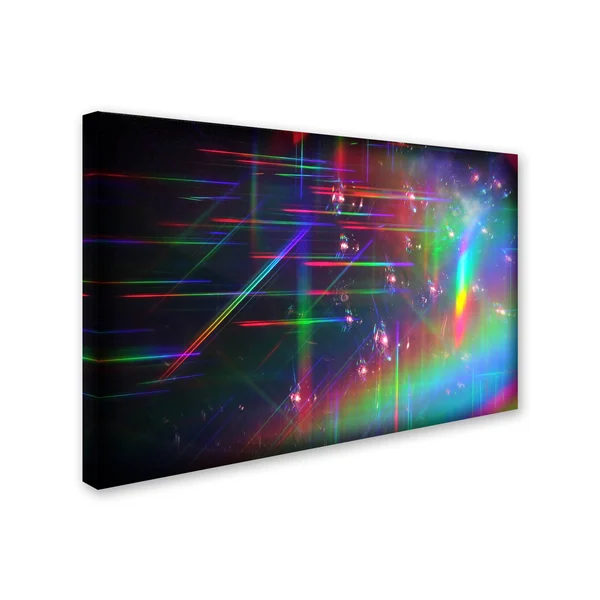 Trademark Fine Art Beata Czyzowska Young 'Rainbow Logistics IV' Canvas Art - Multi - Size: 22 x 32