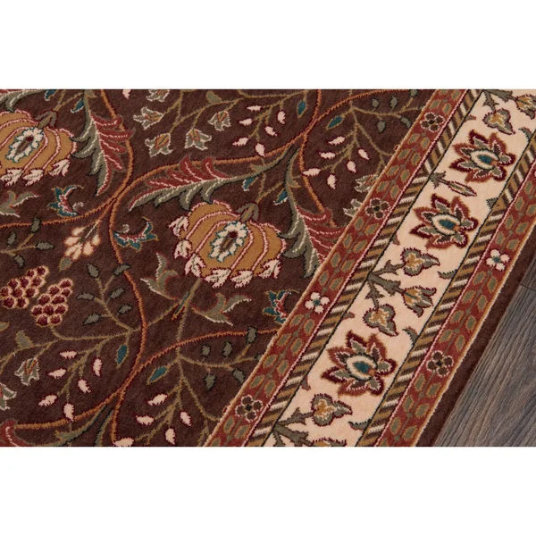 Momeni Persian Garden Rug Cocoa 8& Runner