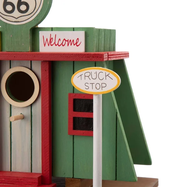 9.45x22 Modern Wooden Truck Shop Birdhouse