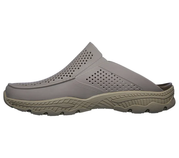 Skechers Men's Cali Gear Creston Ultra Havana Clog, Taupe
