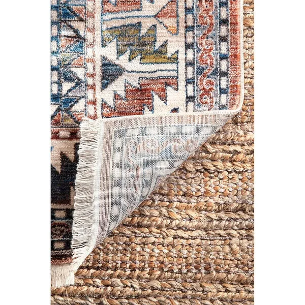 nuLOOM Artie Bohemian Navy 3 ft. x 5 ft. Area Rug, Blue