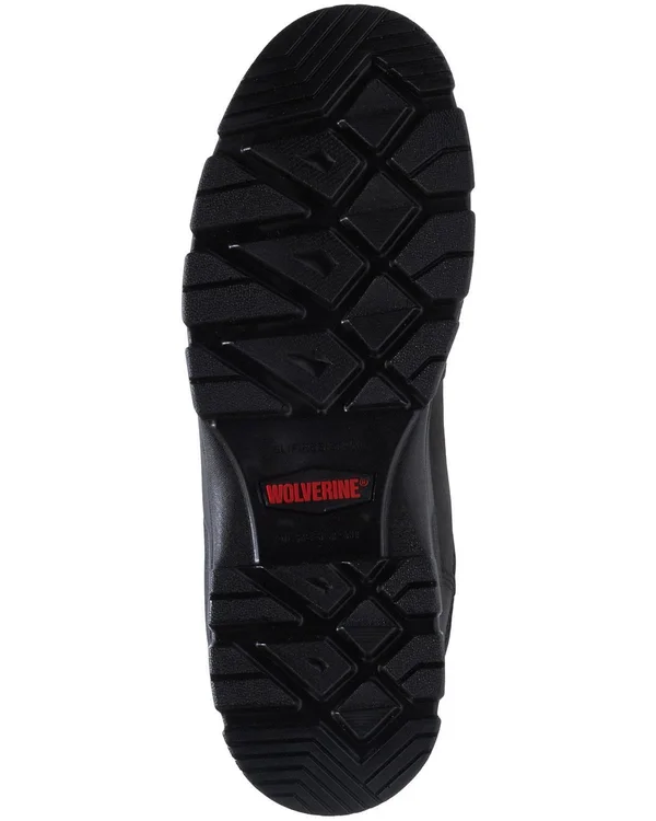 Men's Wolverine Chainhand Waterproof Soft Toe Work Boot, Size: 13, Black