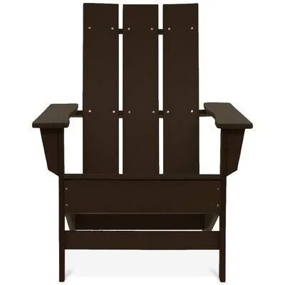 Aviana Plastic/Resin Adirondack Chair Wade Logan Color: Chocolate
