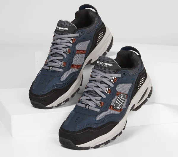 Skechers Men's Vigor 2.0 Nanobet Sneaker, Navy/Gray