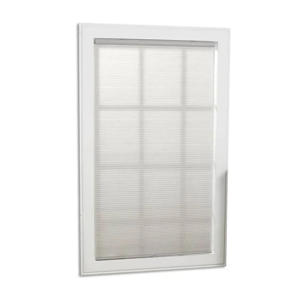 Allen + Roth 45.5-in x 72-in Gray Light Filtering Cordless Cellular Shade Polyester - CCLFLG454720