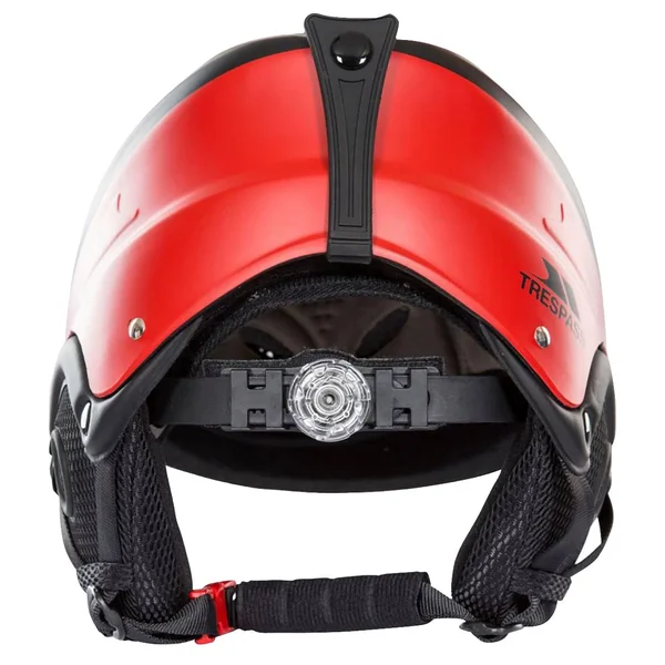 Trespass Adults Skyhigh Protective Snow Sport Ski Helmet Black/Red L