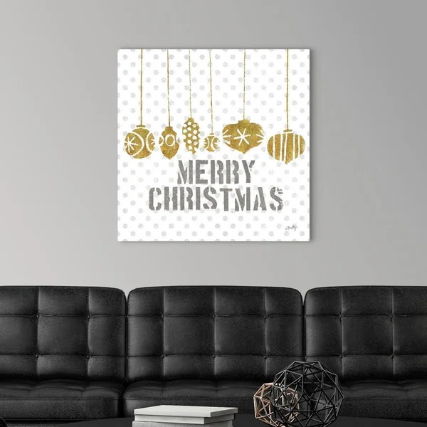 Merry Christmas - Canvas Wall Art, 30x30, Great Big Canvas