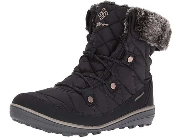 Columbia Women's Heavenly Omni-Heat Minx Shorty Boots - Black/Kettle, 7.5