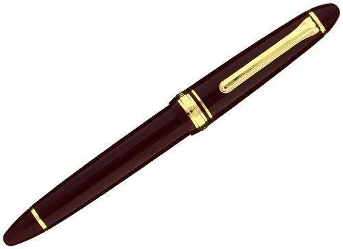 Sailor 1911 Standard Fountain Pen Maroon with Gold Trim Medium