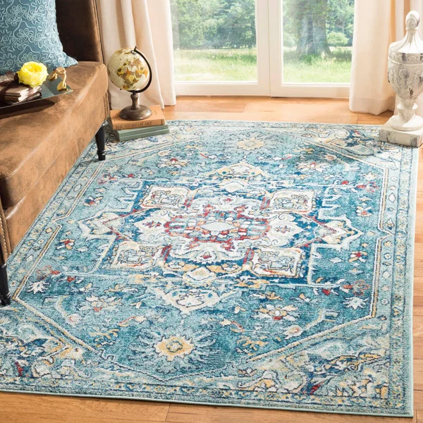 Safavieh Savannah 632 Navy - Creme 9& x 12& Rug