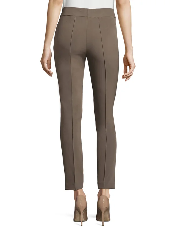 Lafayette 148 New York Women's Acclaimed Stretch Gramercy Pants - Sand - Size 16