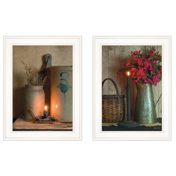 Country Candlelight Collection by Susie Boyer Printed Art Wood Multi-Color - VBOY388-226G