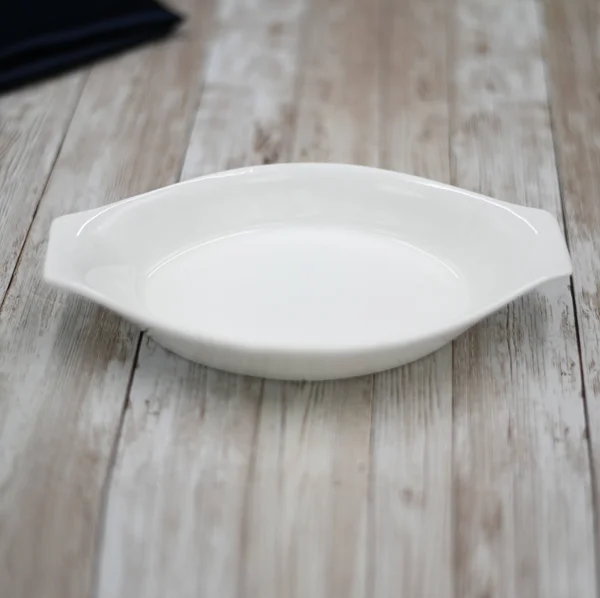 Wilmax Fine Porcelain Set of 6 Baking Dishes 8 inch, 20 cm Wl-997008/a, White