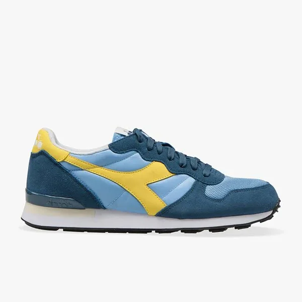 Diadora Camaro Shoes Dark Blue Light Blue Yellow - 37
