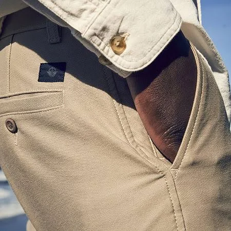 Dockers Men's Easy Straight Fit Khaki Stretch Pants - Tobacco