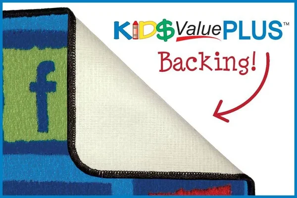 Carpets for Kids Value Plus Tranquil Pond Rug - 8 x 12 Feet