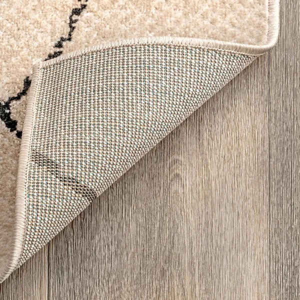 nuLOOM Luciana Modern Tribal Beige 9 ft. x 12 ft. Area Rug