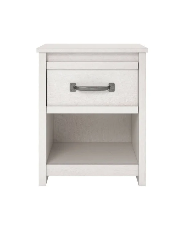 Ameriwood Lake Ave Nightstand in Ivory Oak