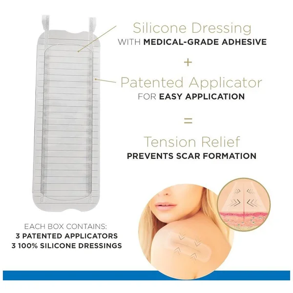 Embrace Scar Treatment, Silicone Sheets for New Scars with Active Scar Defense