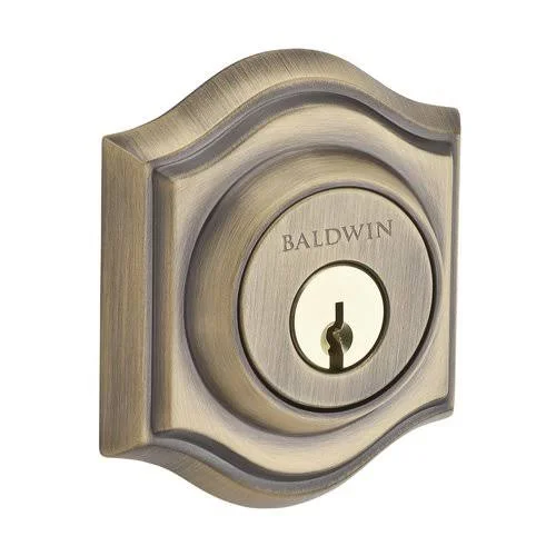 Baldwin Traditional Arch Deadbolt Single Cylinder Satin Nickel