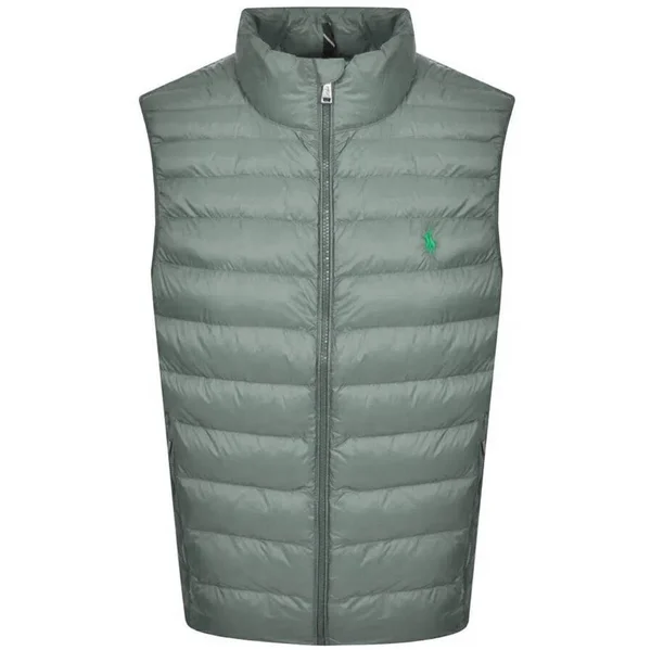 Polo Ralph Lauren Packable Quilted Vest Men's Gilet - Charcoal Grey