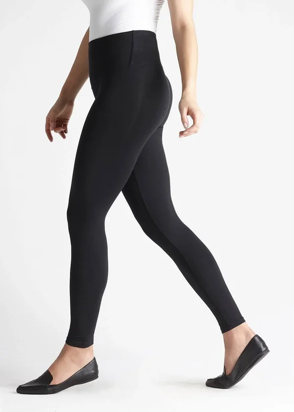 Yummie Rachel Cotton Stretch Shaping Legging - Tawny Port, Size 1x