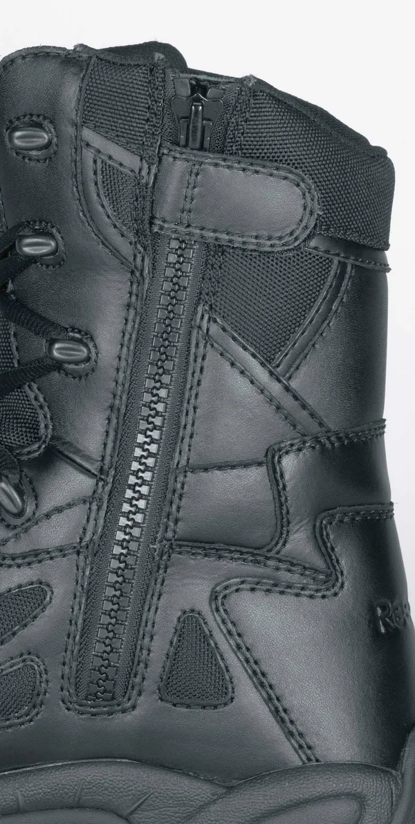 Reebok 8x22 Rapid Response RB Composite Toe Side-Zip Boots, Men's Black