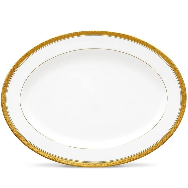 Noritake Crestwood Gold 14x22 Oval Platter