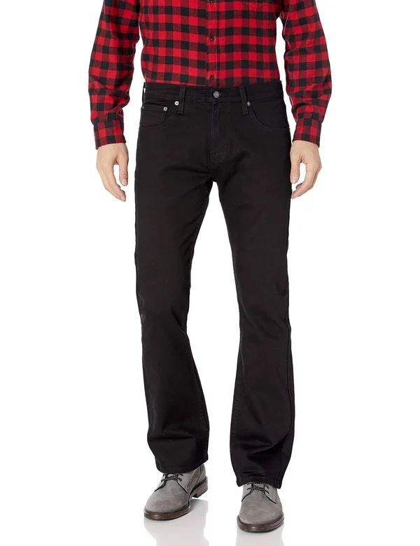 Levi&s 527 Slim Boot Cut Jeans - Black 34 36