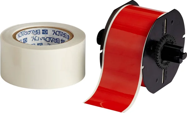 Brady - B30C-2250-483RD-KT, Polyester LABEL, Red