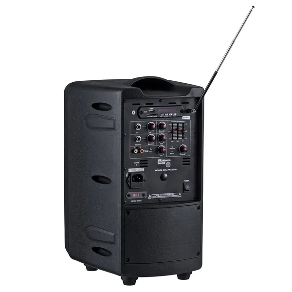 Oklahoma Sound PRA-8000-PRA8-6 40 Watt Wireless PA System with Wireless Lavalier Microphone