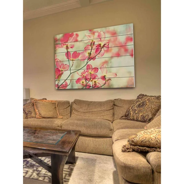 Marmont Hill Morning Light Painting Print on White Wood - Size: 12 inch x 18 inch