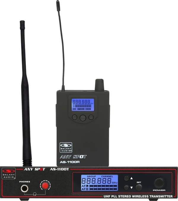 Galaxy Audio AS-1100 UHF Wireless Personal Monitor