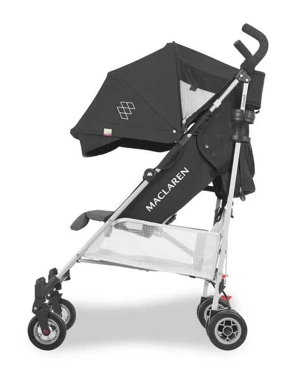 Maclaren Triumph Style Set Stroller in Black/Charcoal
