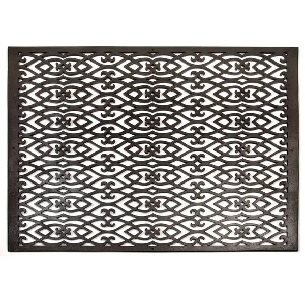 Signature Hardware 912183-24-30 Bronze Floor Register - 24x22 x 30x22 Antique Bronze Vent Covers Registers Pattern 272259