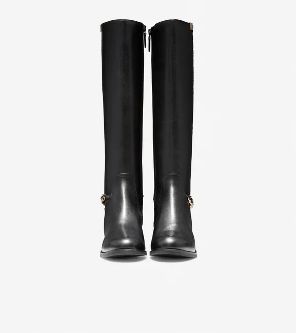 Cole Haan Women's Idina Stretch Boot (Black, 8.5 B)