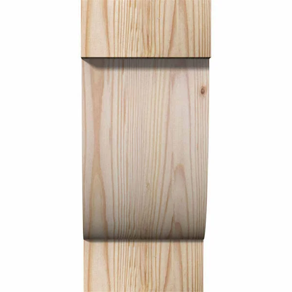 Ekena Millwork COR06X06X14ALP00RDF 6x22W x 6x22D x 14x22H Alpine Rough Sawn Corbel, Douglas Fir
