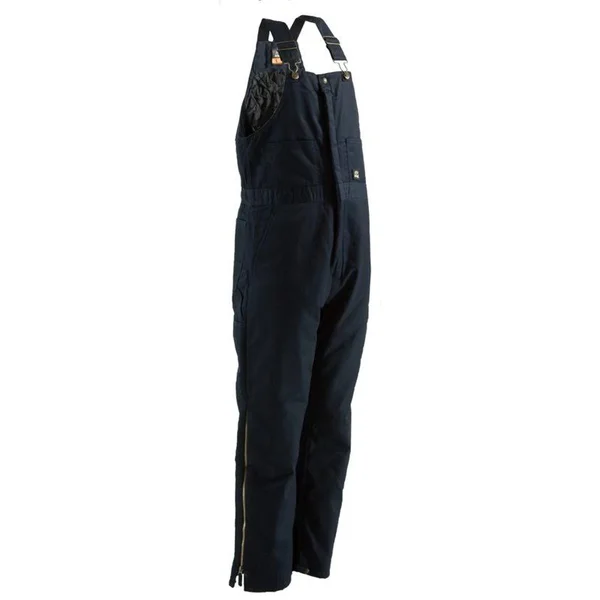 Berne Men's Deluxe Twill Insulated Bib Overall Navy - XL/Tall