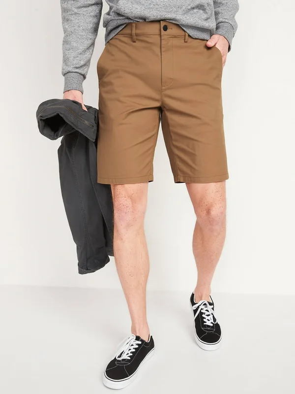 Old Navy Men's Slim Ultimate Tech Shorts -- 10-Inch Inseam - Doe A Deer - Tall Size 34W
