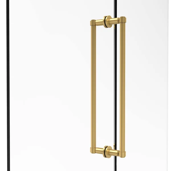 Allied Brass Contemporary 18 inch Back to Back Shower Door Pull Polished Chrome 405-18BB