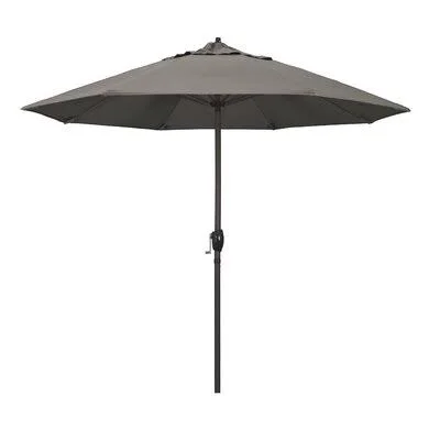 Sol 72 Outdoor Lorinda 9' Market Umbrella Fabric Color: Pacifica - Taupe - Frame Color: Bronze