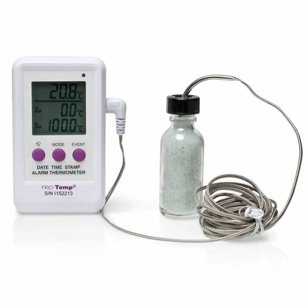 Bel-Art 61000-5000 H-B Frio Temp Calibrated Electronic Verification Thermometer for Freezers - Refrigerators, Incubators and Oven
