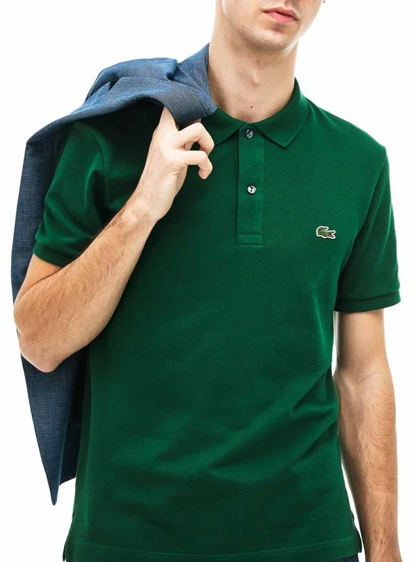 Lacoste Slim Fit Short-Sleeved Polo Green - M