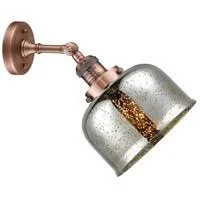 Innovations Lighting 203-AC-G78-LED Large Bell Wall Sconce Antique Copper