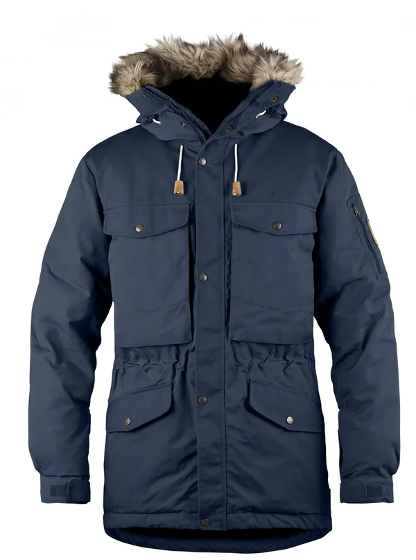 Fjallraven Singi Down Jacket Blue, Mens G-1000 Down Jacket, Size XL - Color Storm