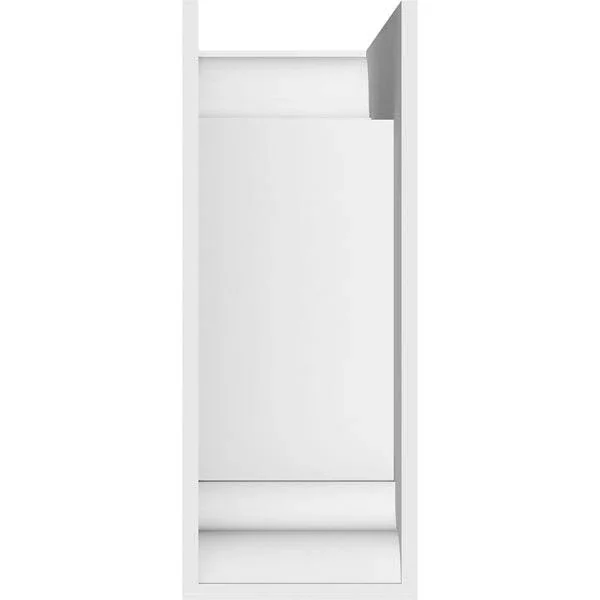 5 inchw x 14 inchd x 14 inchh Standard Thorton Architectural Grade PVC Bracket with Traditional Ends
