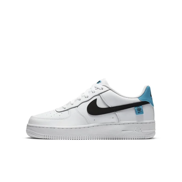 Nike Air Force 1 LV8 WW White/Blue Grade School Boys& Shoes, Size: 6.5
