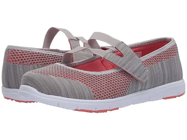 Propet Women's TravelWalker Evo Mary Jane - Size: 8, Light Grey Mesh